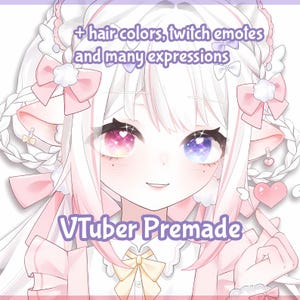 Modèle 2D LIVE Lamb girl Vtuber Model [Modèle Vtuber ready to use /Streaming YouTube Twitch/Prêt à l&#39;emploi/Vtube Studio]