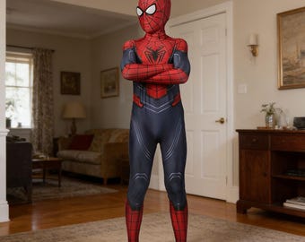 Spider-Man Costume for Kids,Birthday Party Cosplay Suit
