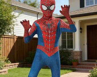 Spider-Man Costume for Kids,Birthday Party Cosplay Suit