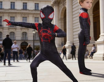 Spider-Man Costume for Kids,Birthday Party Cosplay Suit
