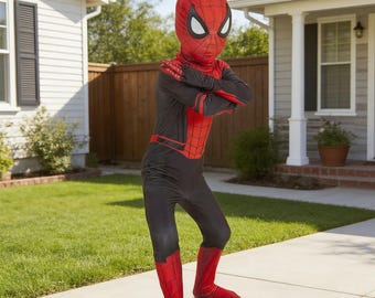 Spider-Man Costume for Kids,Birthday Party Cosplay Suit