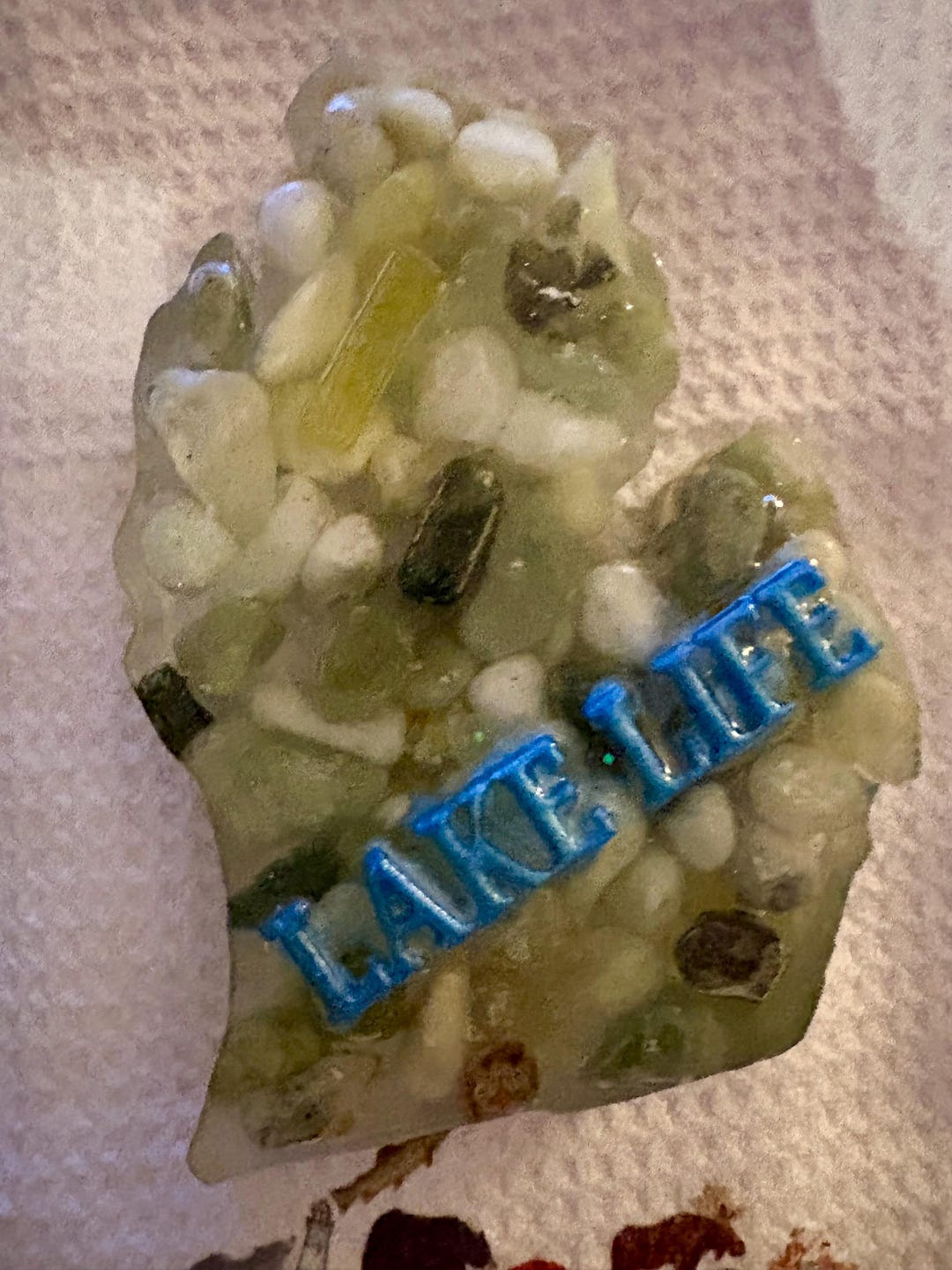 Lake Life Painted Rocks Lake Life Collection. Handmade in Michigan, Resin and Rocks, Michigan ...