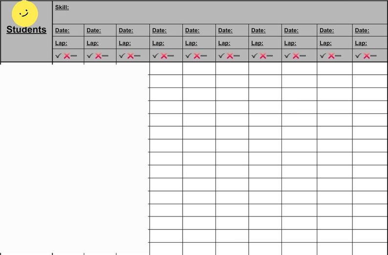 Data Tracking Sheet image 3