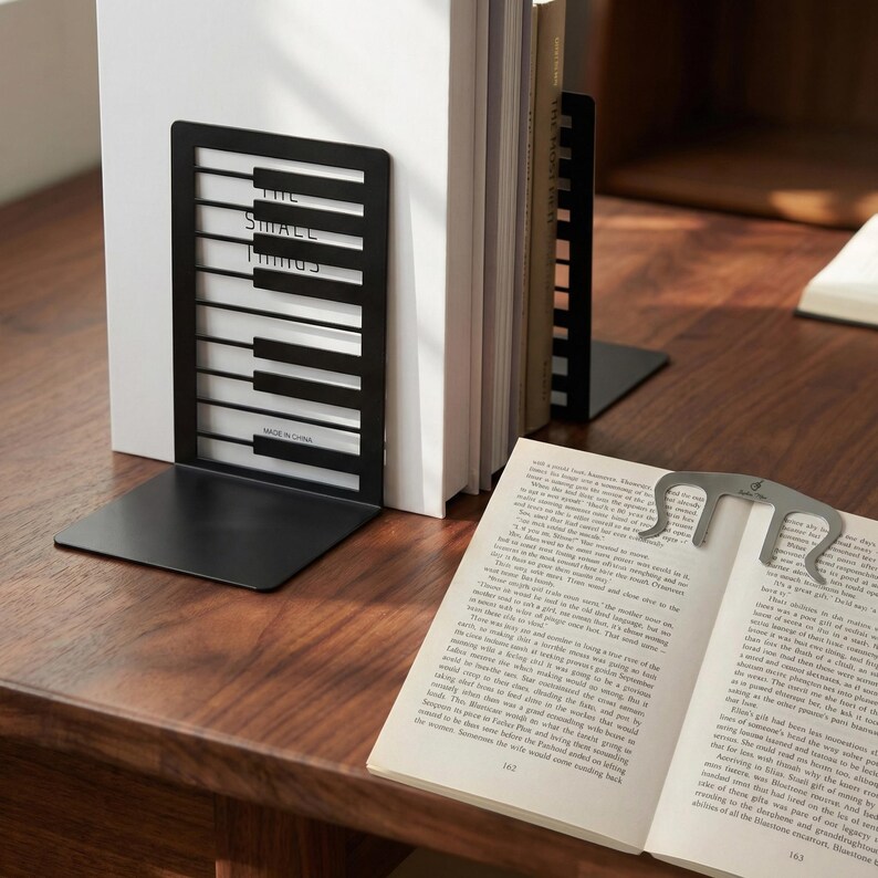 Personalized Music Note Bookends,custom Sheet Music Holder, Engraved ...