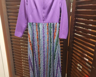 Vestido floral vintage