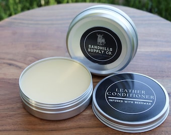 Tallow Leather Conditioner | Natural Boot and Saddle Balm | Handmade Leather Care