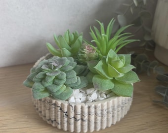 Marble Succulent Bowl