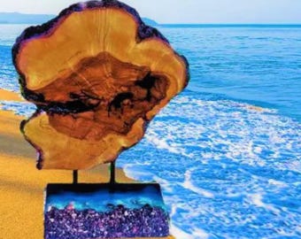 Olive Wood Root Sculpture: Handmade Rustic Home Decor