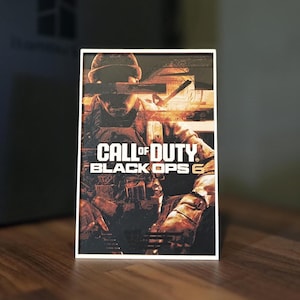 Black Ops 6 3D Printed Poster | Display Piece