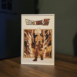 Dragon Ball Z 3D Printed Poster | Display Piece