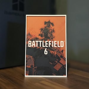 Battlefield 6 3D Printed Poster | Display Piece