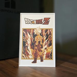 Dragon Ball Z 3D Printed Poster | Display Piece