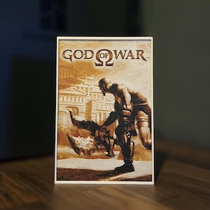God of War 3D Printed Poster | Display Piece