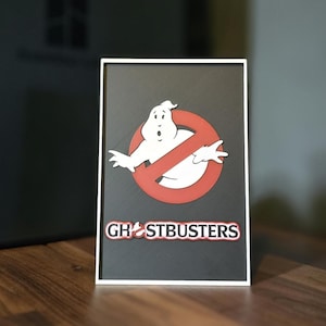 Ghostbusters 3D Printed Poster | Display Piece