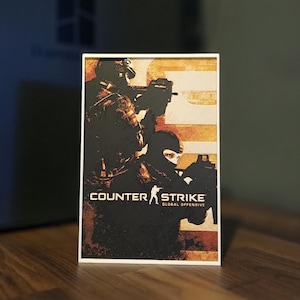 Counter-Strike 3D Printed Poster | Display Piece