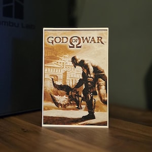 God of War 3D Printed Poster | Display Piece