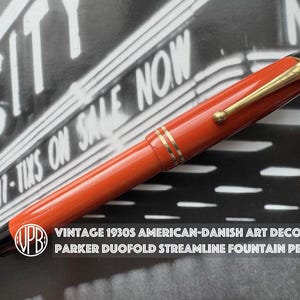 Parker Duofold Senior Fountain Pen - Etsy