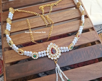 Sabyasachi Designer Kundan Gold Plated Kundan Studded  display picture 2