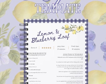 Canva-sjabloon: receptenpagina