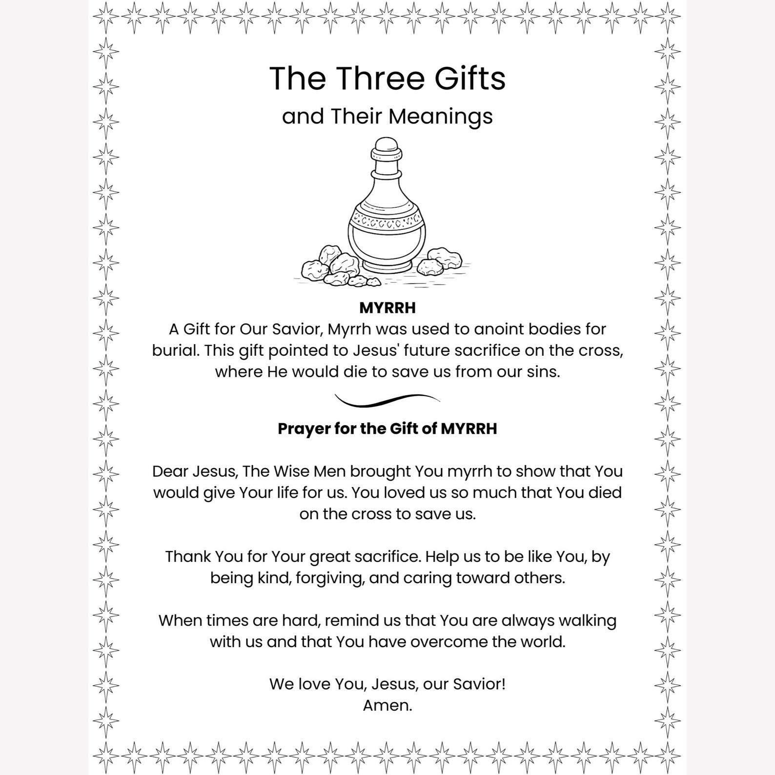 Epiphany Learning Epiphany Printable PDF | Christian Color, Pray and Learn Activities for ...
