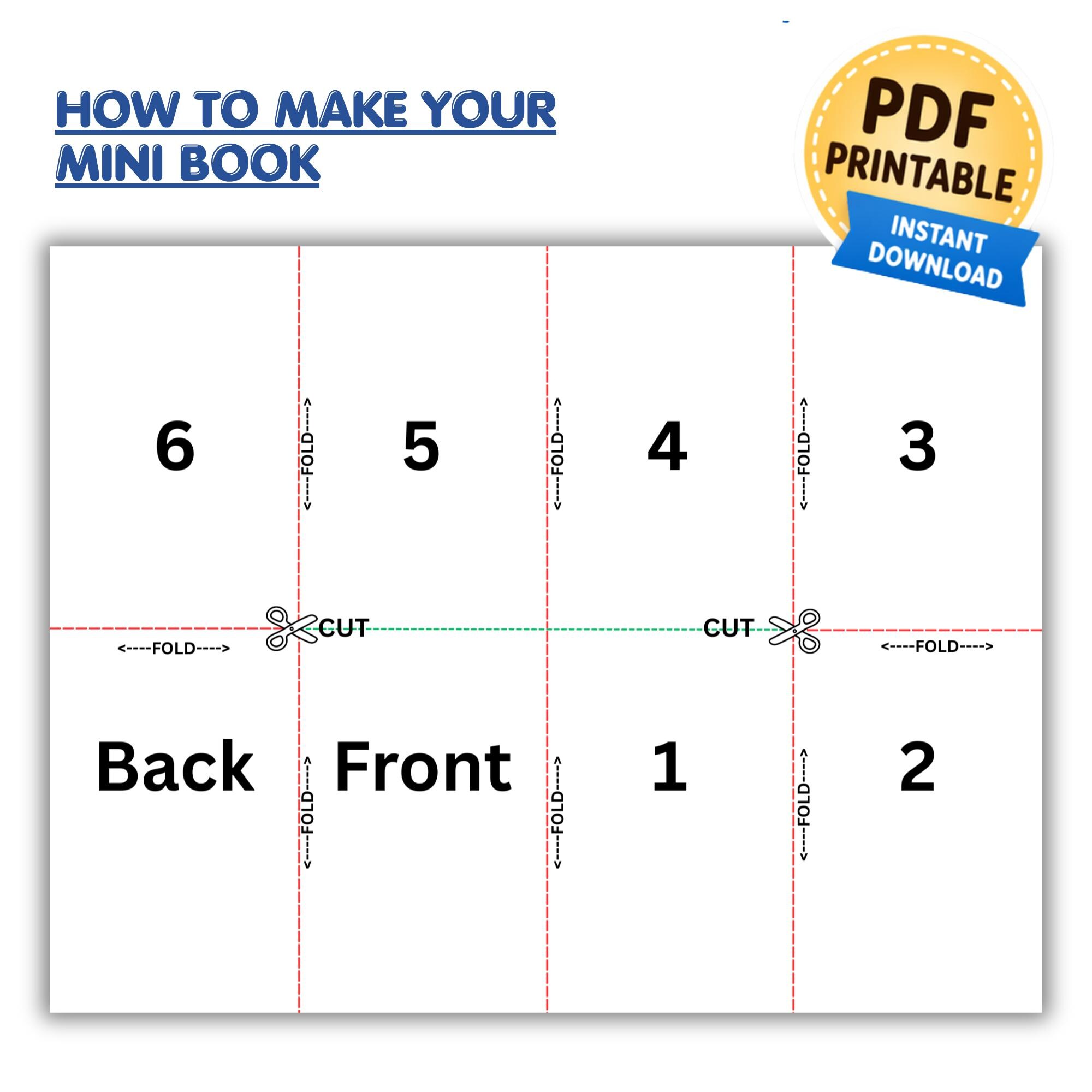 66 Books of the Bible Pre-colored Mini Booklet Printable PDF for Kids ...