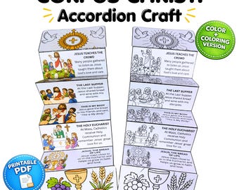 Fronleichnam Akkordeon Handwerk | Katholische Eucharistiefeier | VBS | Sonntagsschule