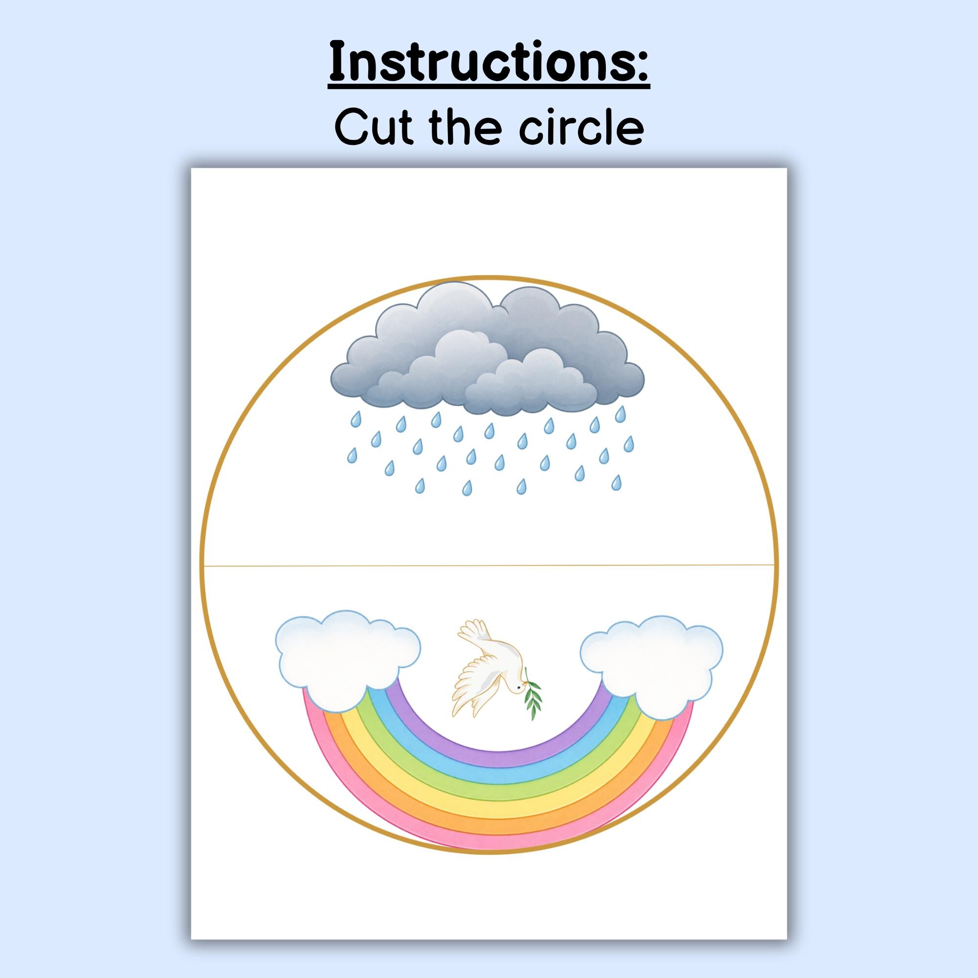 Noah’s Ark Spin Wheel Craft Printable | Bible Story Interactive ...