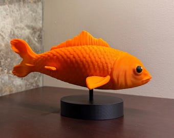 3D Printed Benigoi Koi, Statue, Gift For Koi Lover
