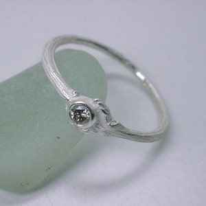 Diamond Twig Ring rounded