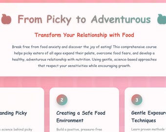 Picky Eater Food Tracker: interactieve maaltijdplanner en uitdagingen (digitale download)