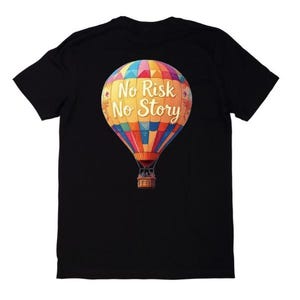 インスピレーションあふれる熱気球Tシャツ：アドベンチャーグラフィックTシャツ