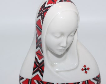 Ukrainian Figurine Mary Madonna Religious Ceramic FREE SHIPPING