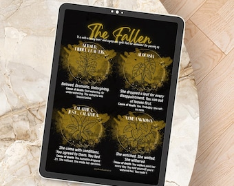 The Fallen — Dark Humour Plant Obituaries — Instant Download Digital Print — Funny Plant Mum Gift — Plant Witch Art