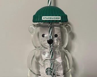 2025 Glass Starbucks Bearista Bear Cold Cup Holiday Limited Edition