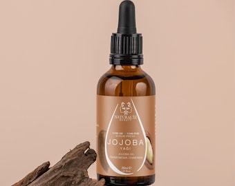 Pure Cold Pressed Jojoba Oil | For Face, Hair, Beard, Nail & Body Care | Natural Moisturizer