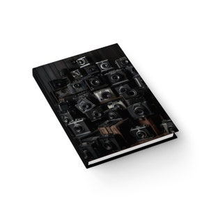 Vintage Camera Hardcover Journal: Blank Page Art Sketchbook