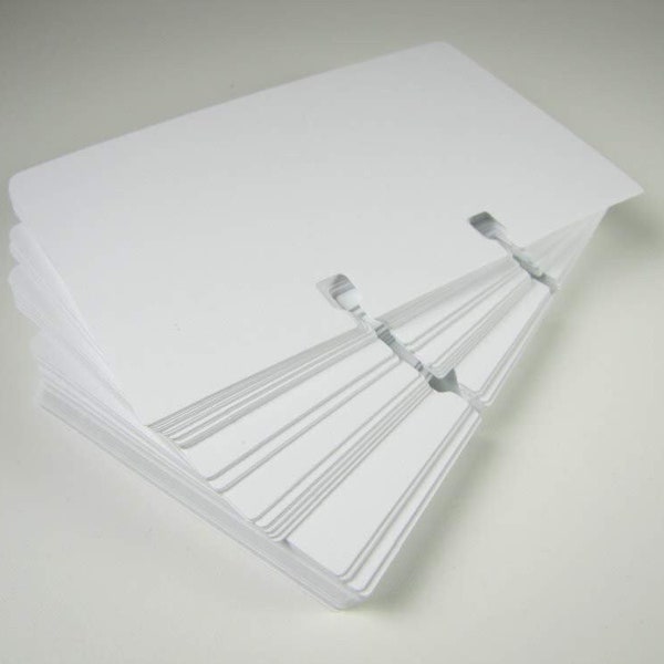 New 3" x 5" Rotary File Cards 100 Cards Fits Old Large Rolodex Holders White Made USA