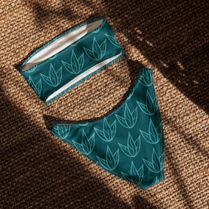 Recycled bandeau bikini