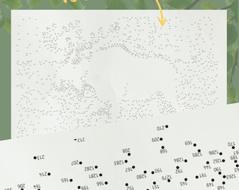 1586 dots | Full of joy DYI poster dot to dots | #0025