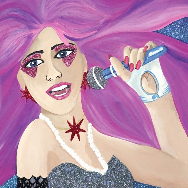 Jem & the Holograms art print – 5×7