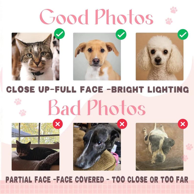 Custom Embroidered Pet Portrait Hat Using Pet Photo,Custom Dog & Cat Pet Baseball Cap with name, Cat Mom Hat,Gift For Dog Lover F1030 image 9