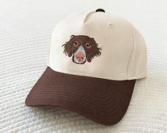 Custom Embroidered Dog Trucke Hat,Personalized Dog & Cat Baseball Cap,90s Vintage Style Trucker Hat,Gifts for dog Lover 2602