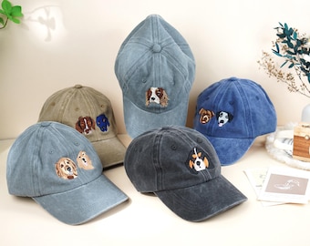 Design Your Dog Hat, Embroidered Baseball Cap, Custom Pet Hats, Custom Dog Mom Bag, Personalized Gift, Pet Memorial Gift, Cat Dad Gift