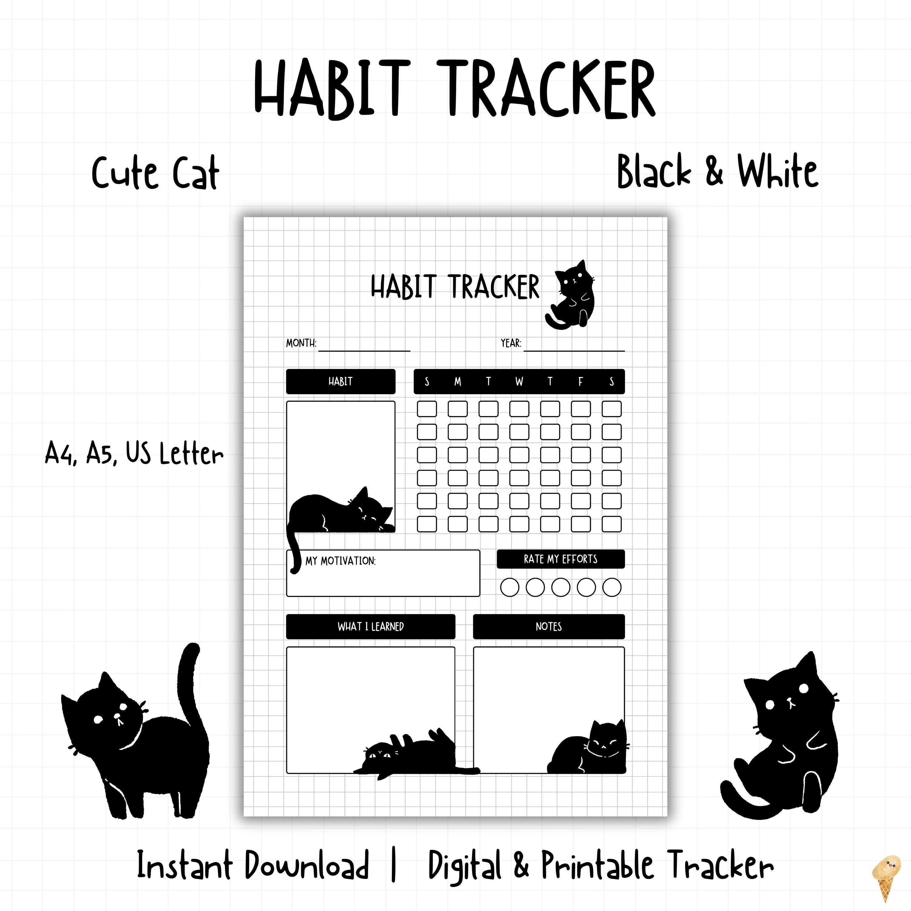 Digital Personal Planner Cats
