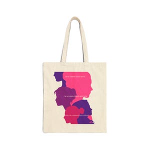 Empowering Cotton Canvas Tote Bag - Inspirational Quotes, Eco-Friendly Shopping, Gift for Moms, Teachers, Activists, and Everyday Use