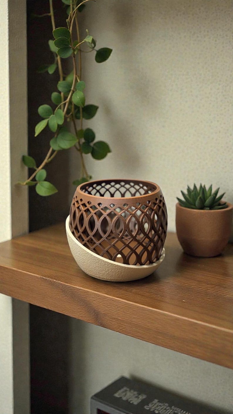 Orchid Planter Pot with Drainage - Indoor Plant Gift - Monstera image 18
