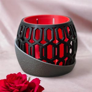 Orchid Planter Pot with Drainage - Indoor Plant Gift - Gothic Modern Decor