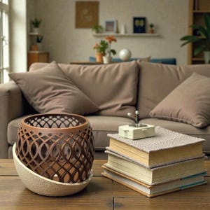 Orchid Planter Pot with Drainage - Indoor Plant Gift - Monstera image 3