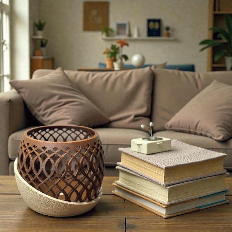 Orchid Planter Pot with Drainage - Indoor Plant Gift - Monstera image 3