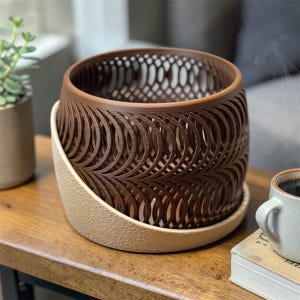 Orchid Planter Pot with Drainage - Indoor Plant Gift